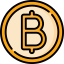 baht tailandés icon