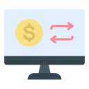 transferencia en línea icon