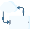 transferencia de datos icon