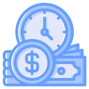 el tiempo es dinero icon