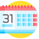 calendario de escritorio icon