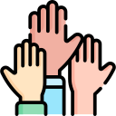 levantar la mano icon