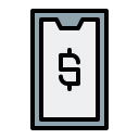 dinero digital icon