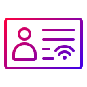 tarjeta de identificación icon