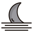 puesta de la luna icon