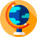 Earth globe icon