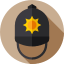 hełm policyjny ikona