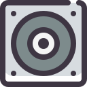 caja del altavoz icon