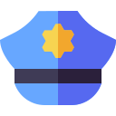 sombrero de policia icon