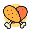 pollo frito icon