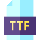 ttf 파일 icon