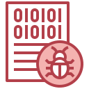 código binario icon