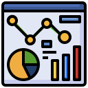 gráfico predictivo icon