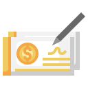 cheque icon