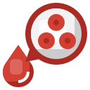 las células rojas de la sangre icon