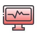 monitor de electrocardiograma icon