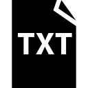 archivo de texto txt 