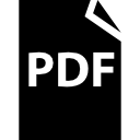 símbolo de archivo pdf 