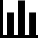 símbolo gráfico de barras de negocios 