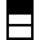 forme verticale rectangulaire avec des rectangles 