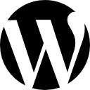 logotipo circular de wordpress icon