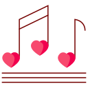 musica romantica icon