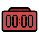 reloj digital icon