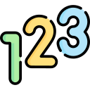 123 number icon vector. One, two, and three symbol in flat style 27448968  Vector Art at Vecteezy