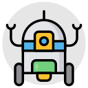 robot espacial icon