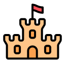 castillo de arena icon