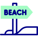 de praia icon