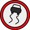 camino resbaladizo icon