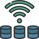 base de datos inalámbrica icon