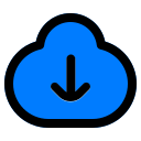 descarga en la nube icon