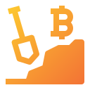 minería bitcoin icon