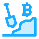 minería bitcoin icon