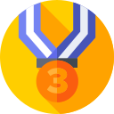 medalla de bronce icon