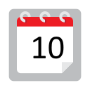 fecha del calendario icon