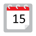 fecha del calendario icon