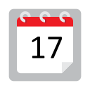 fecha del calendario icon