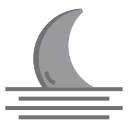 puesta de la luna icon