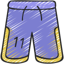 pantalones cortos icon