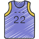 camiseta de baloncesto icon