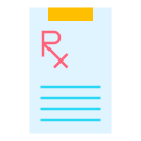 prescrizione medica icona