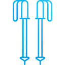 bastón de trekking icon