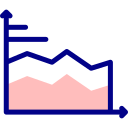 gráfico de área icon