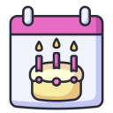 fecha de cumpleaños icon