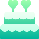 pastel de boda icon