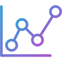 gráfico de linea icon