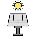 energía solar icon